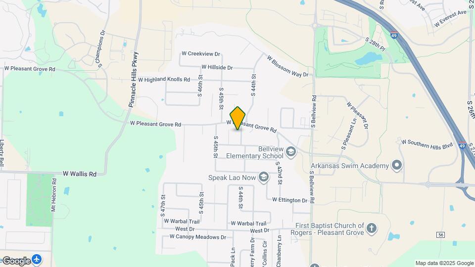 5304 S 44th St Map and Location Details