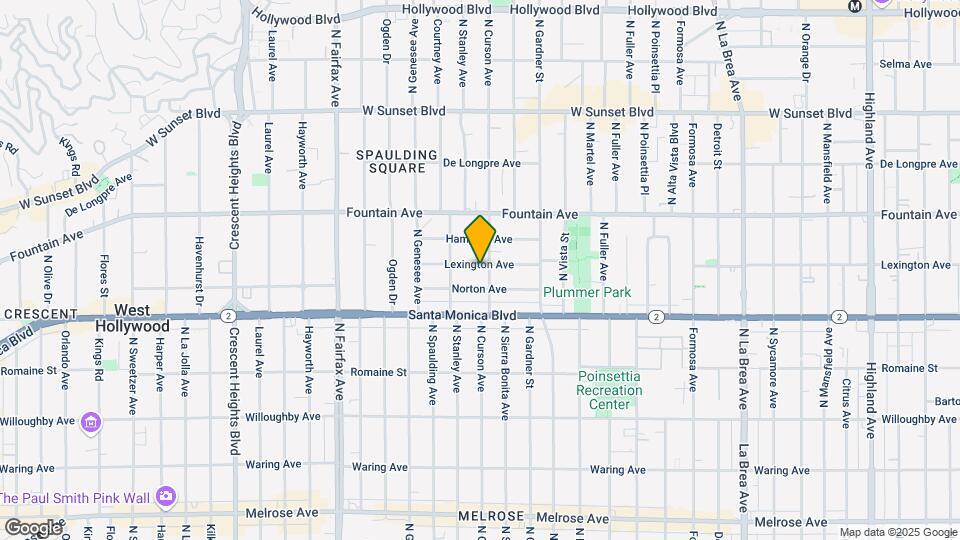 7604 Lexington Ave Mapa y Detalles de la Ubicación