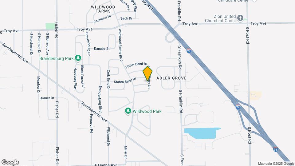 8130 Grove Berry Dr Map and Location Details