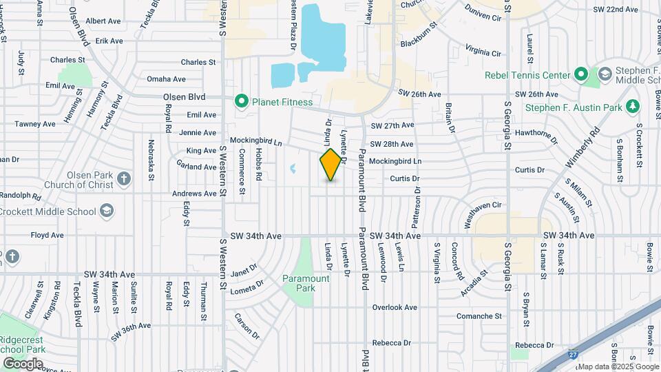 3121 Linda Dr Map and Location Details