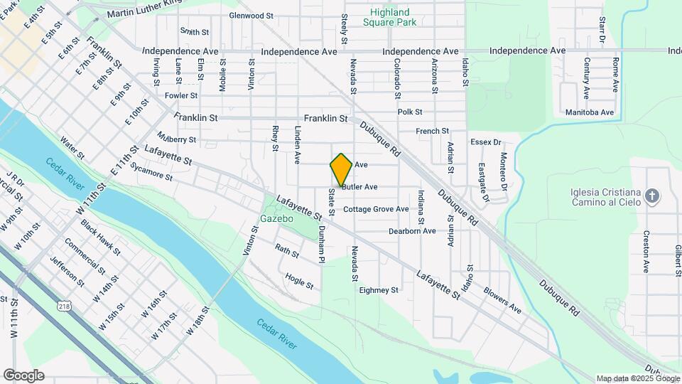 210 Butler Ave Map and Location Details