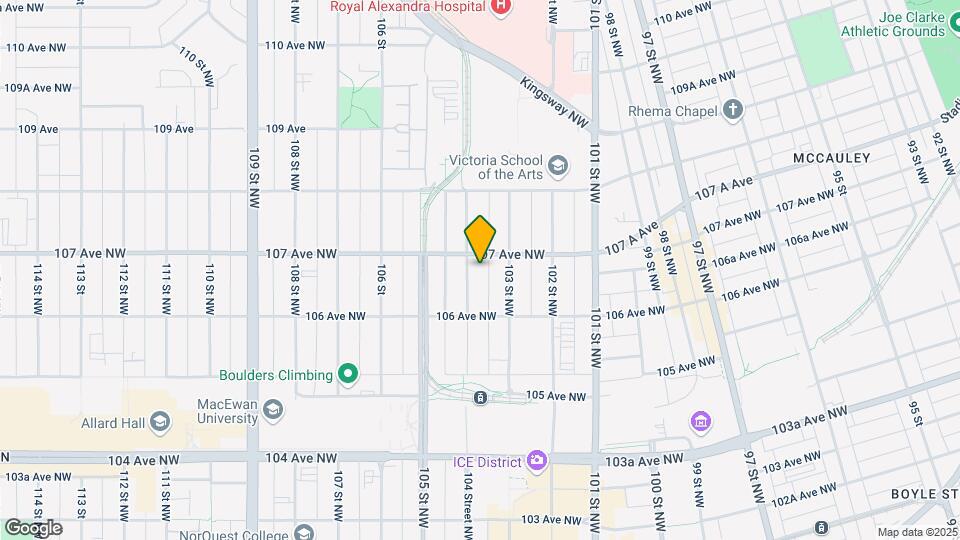 10651 104 St NW Map and Location Details
