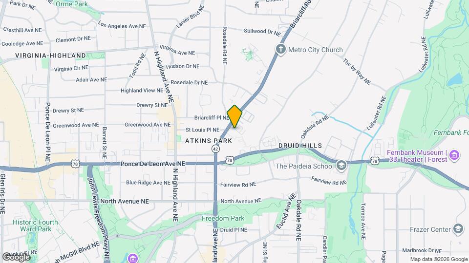 1205 Virginia Park Dr Map and Location Details