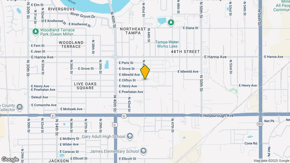 5805 N 43rd St Map and Location Details