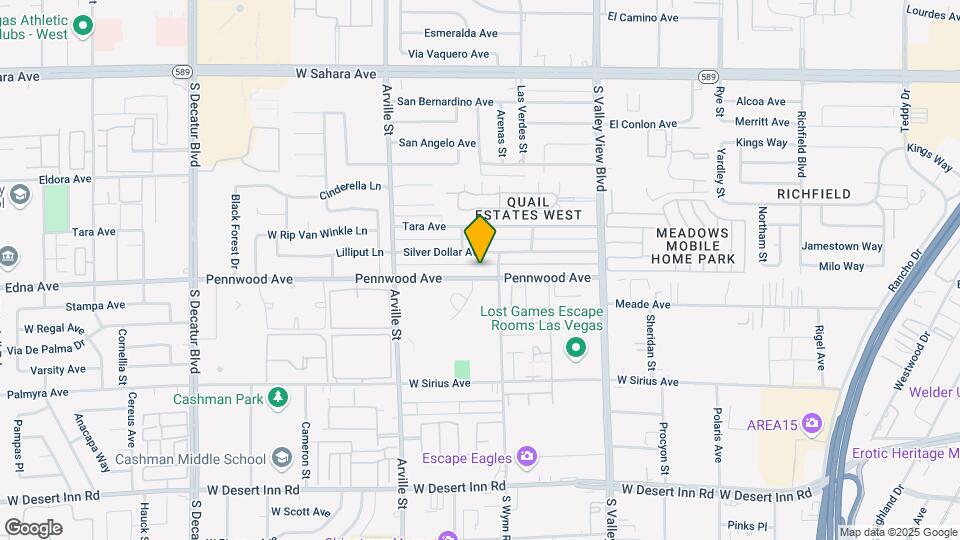 4156 Pennwood Ave Map and Location Details