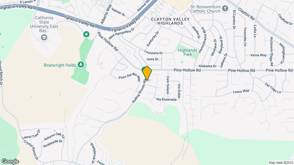 5401 Morengo Dr Map and Location Details