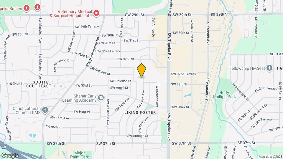 3315 SW Clare Ave Map and Location Details