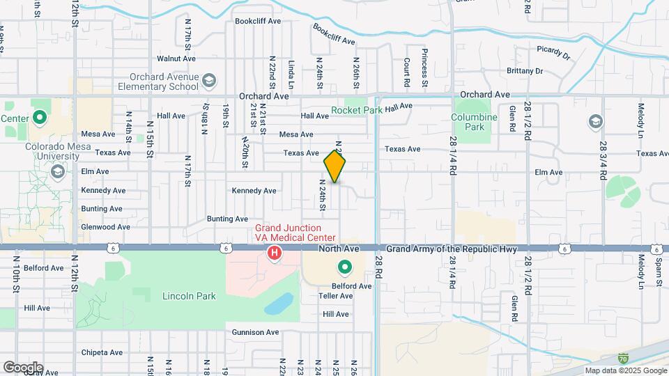 1405 N 25th St, Unit b Map and Location Details