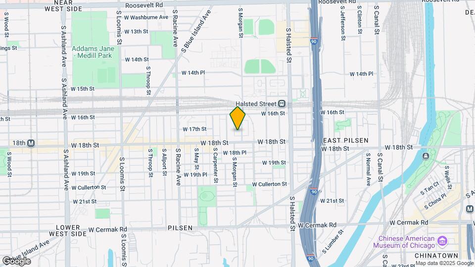 1712 S Morgan St Map and Location Details