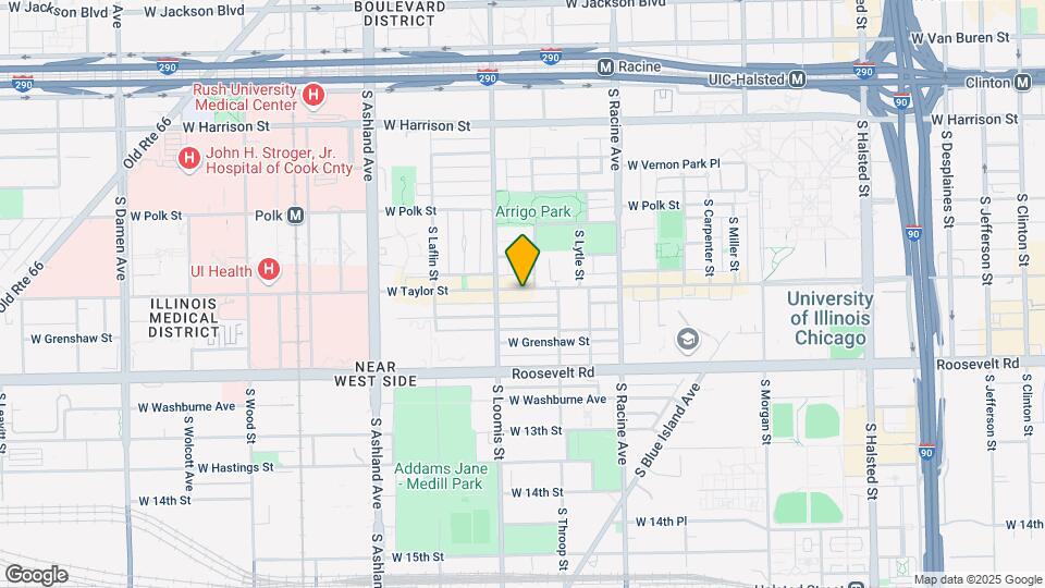 1335 W Taylor St, Unit 2 Mapa y Detalles de la Ubicación