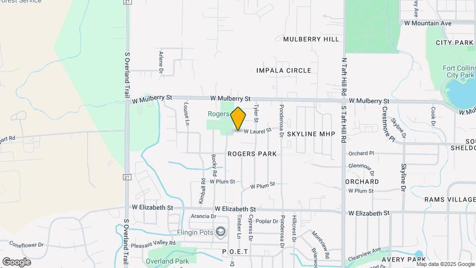 2537 W Laurel St Mapa y Detalles de la Ubicación