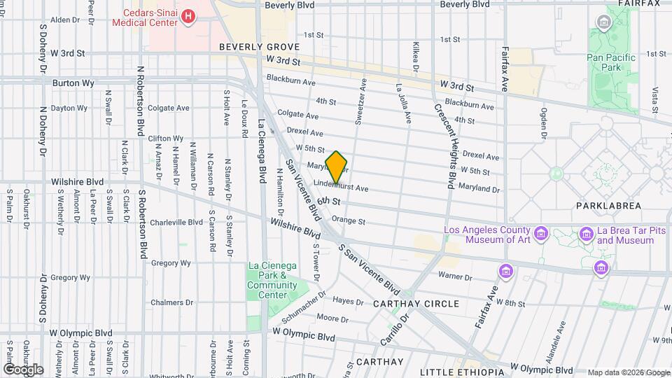 6620 Lindenhurst Ave Map and Location Details