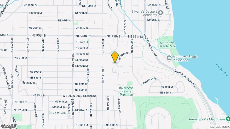 9015 42nd Avenue Northeast, Unit Treetop Studio Map and Location Details