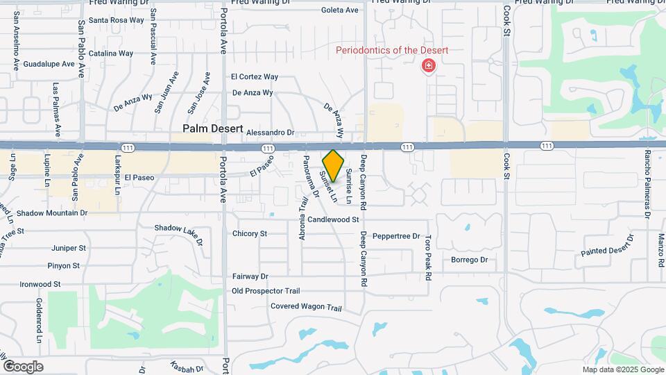 45350 Sunset Ln Map and Location Details
