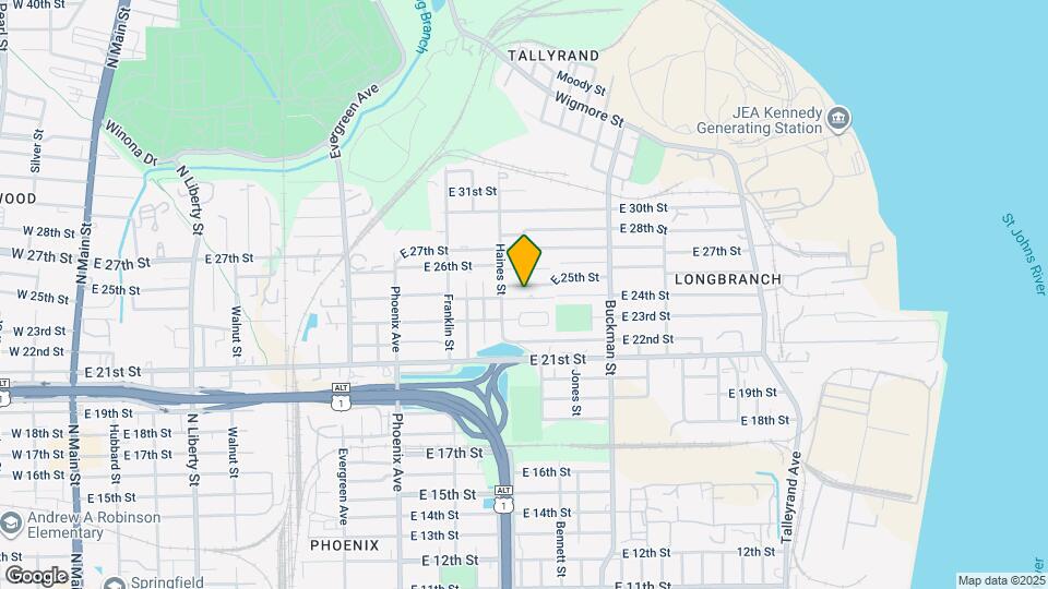 1437 E 24th St Map and Location Details