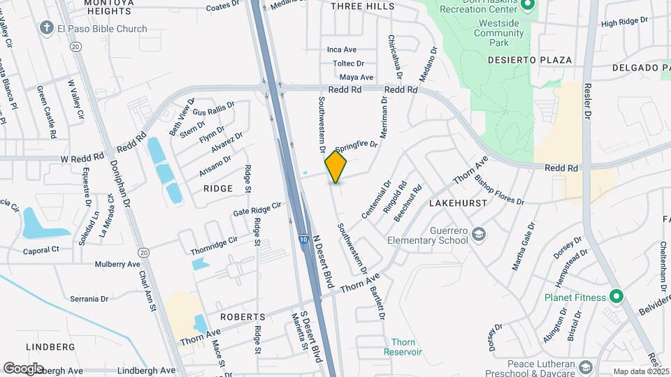 721 Springfire Dr Map and Location Details