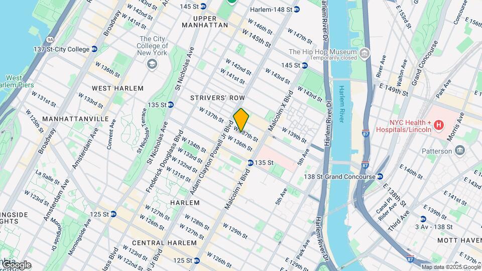 138 W 137th St Map and Location Details