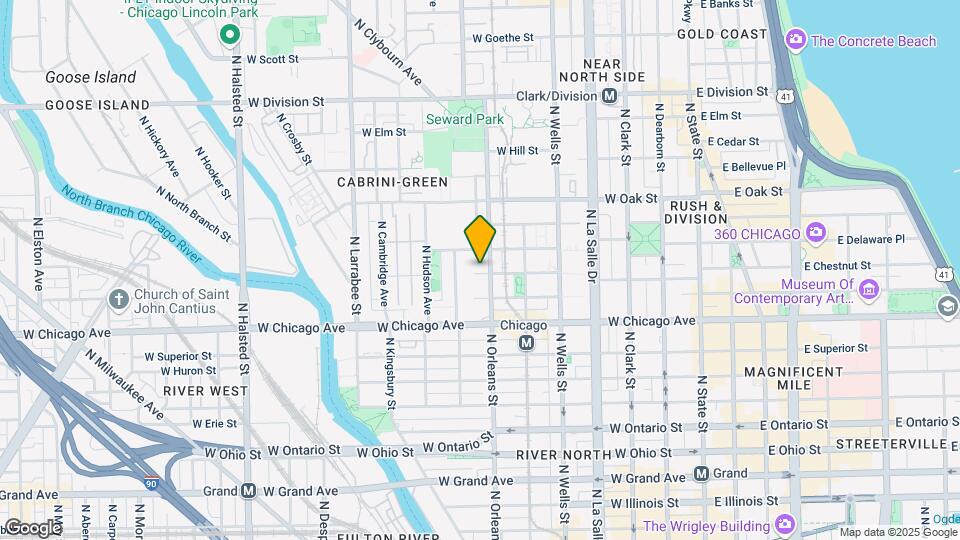 350 W Chestnut St Map and Location Details