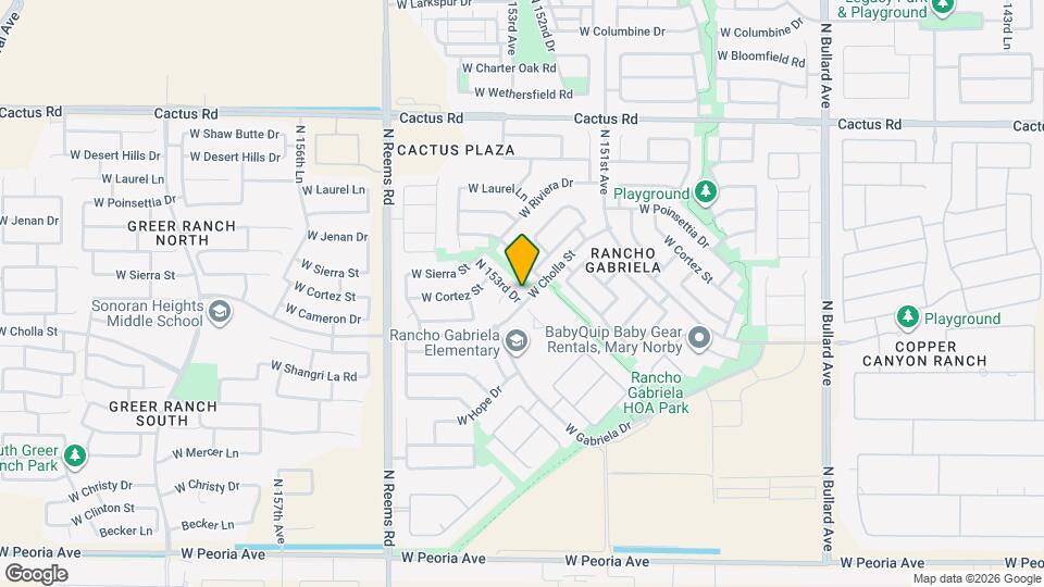 11547 N 153rd Dr Mapa y Detalles de la Ubicación