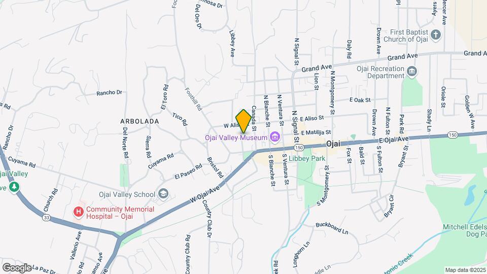312 W Matilija St Map and Location Details