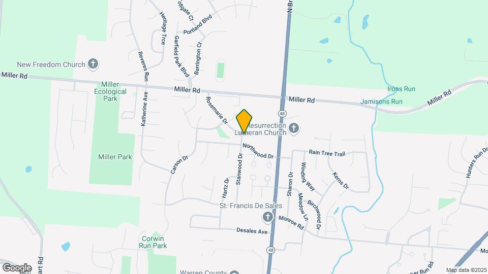 1002 Stanwood Dr Map and Location Details