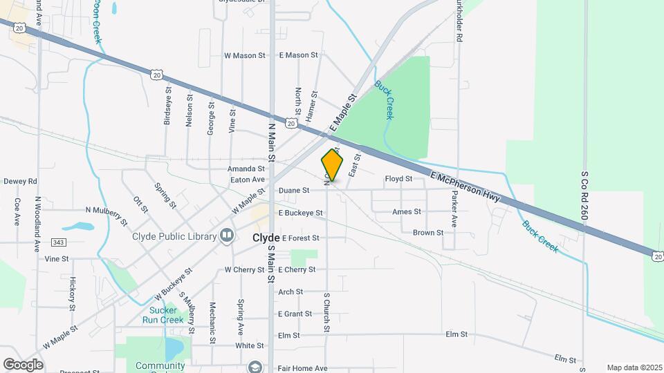 207 Duane St Map and Location Details