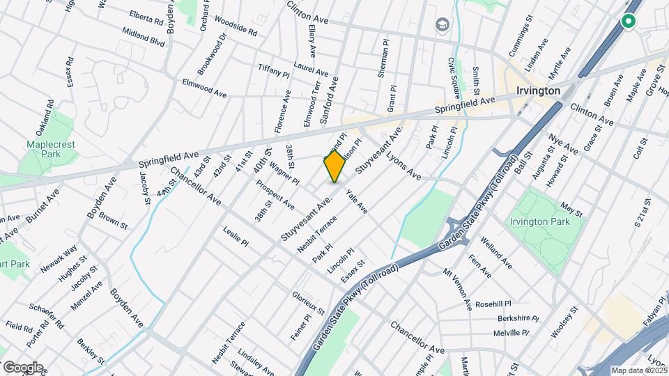 759 Stuyvesant Ave Map and Location Details