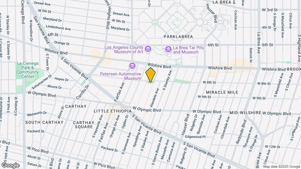 815 Spaulding Ave Map and Location Details