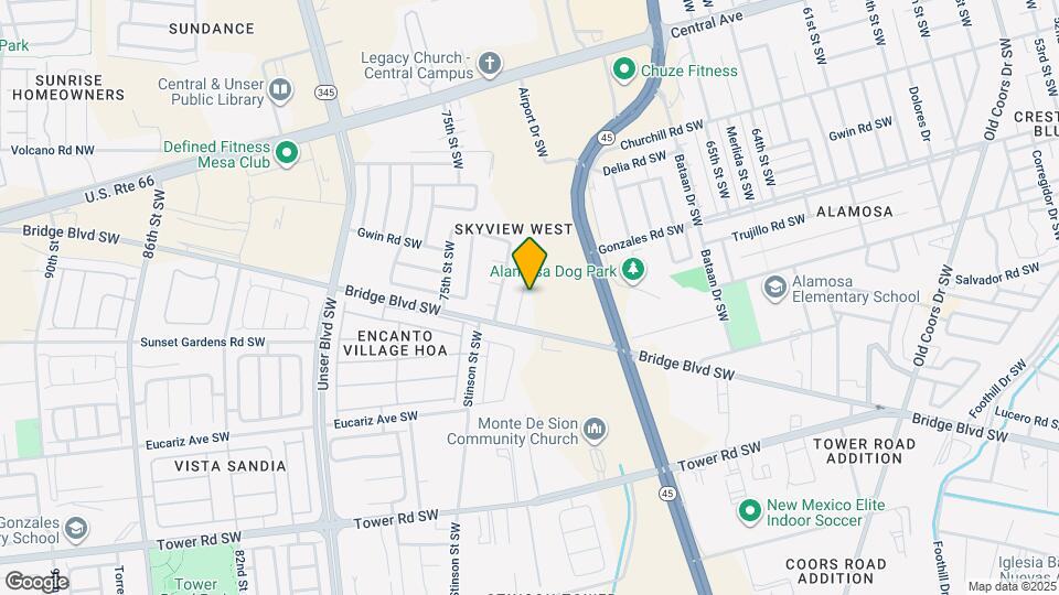 404 Lindsay Pl SW Map and Location Details