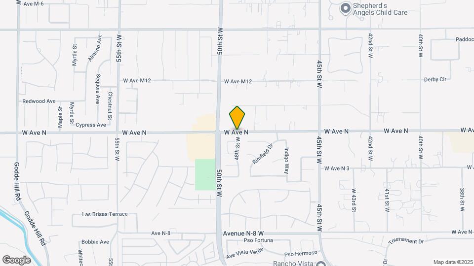 4846 W Ave N Map and Location Details