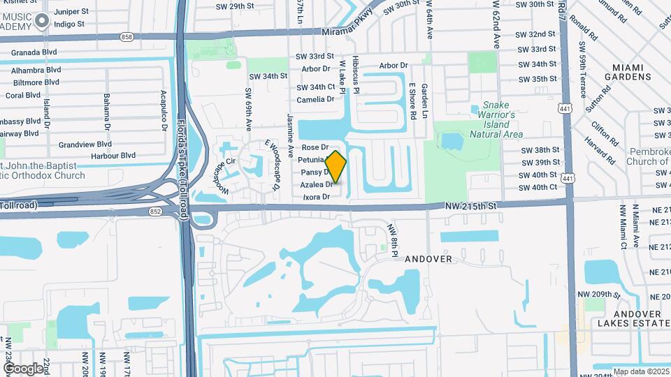 6720 Azalea Dr Map and Location Details