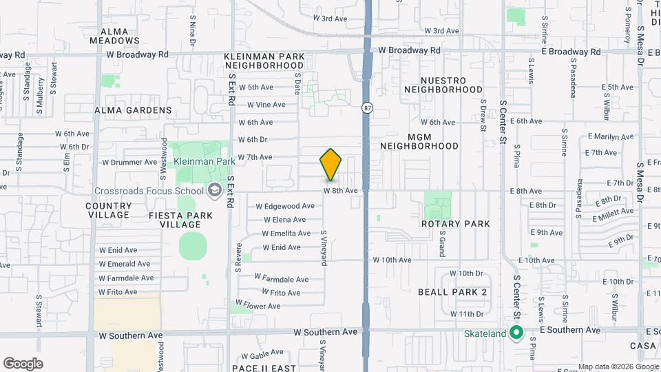 757 S Vineyard, Unit A319 Map and Location Details