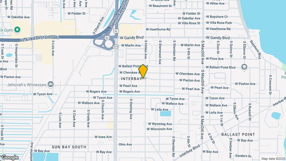 3504 W Paxton Ave Map and Location Details