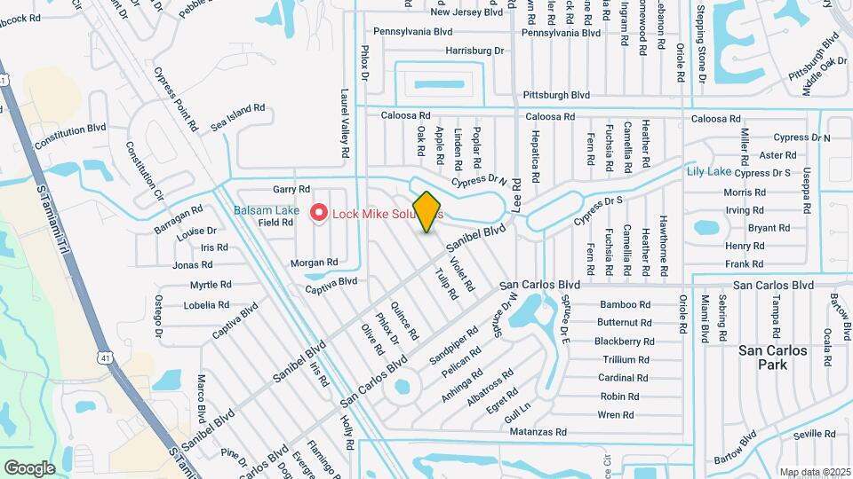 18465 Tulip Rd Map and Location Details