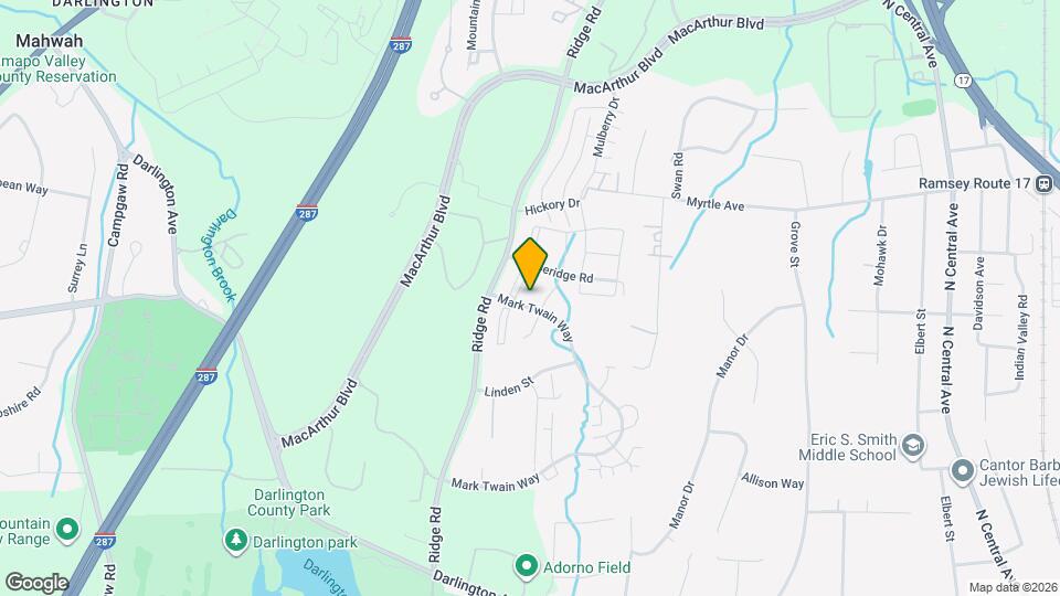 556 Holly Ct, Unit 556 Holly Ct, Mahwah Map and Location Details