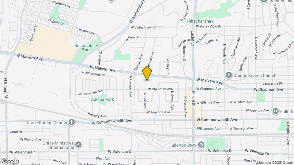 416 N Lee Ave Map and Location Details