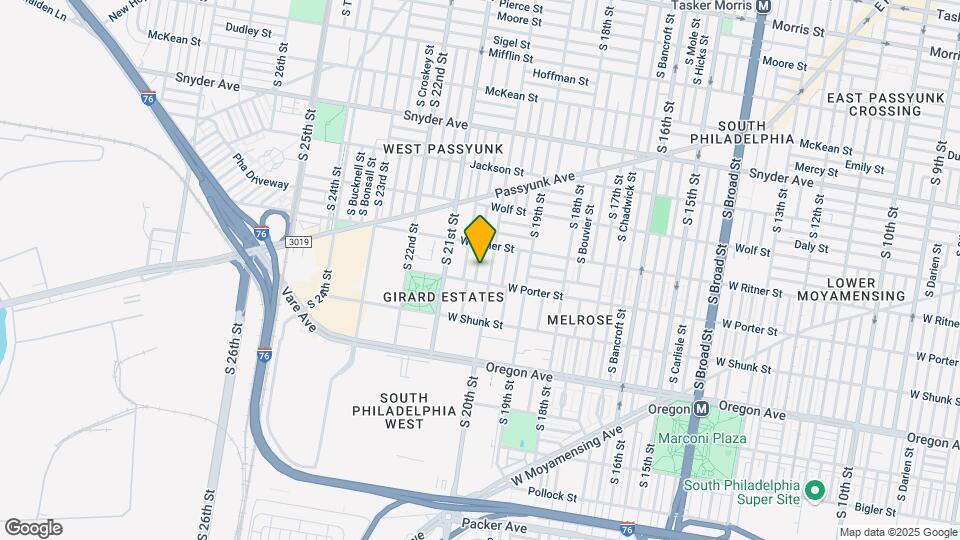 2441 S Woodstock St Map and Location Details