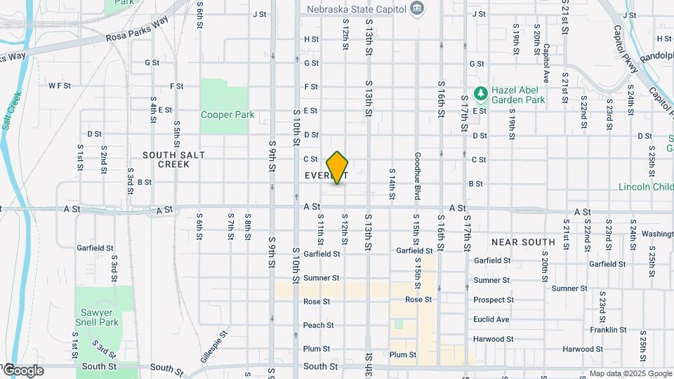 1133 B St Mapa y Detalles de la Ubicación
