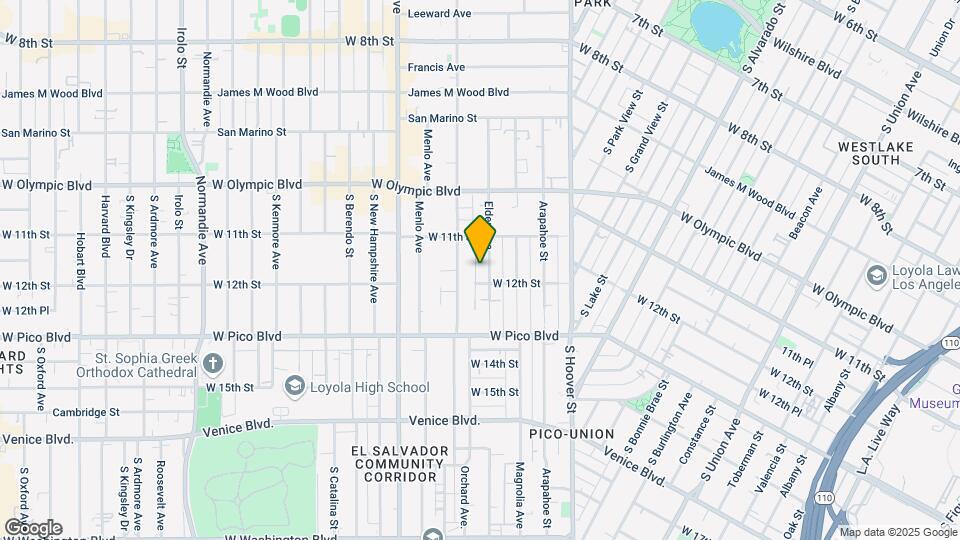 1145 Elden Ave Mapa y Detalles de la Ubicación