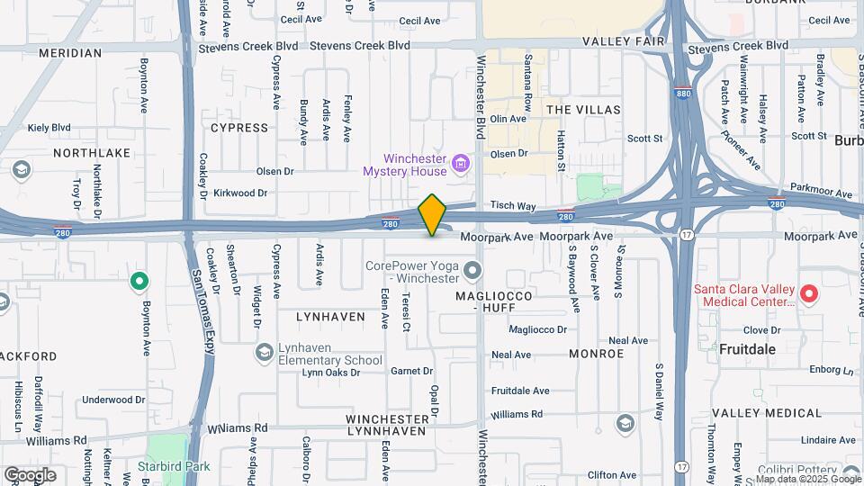 3180 Moorpark Ave Mapa y Detalles de la Ubicación