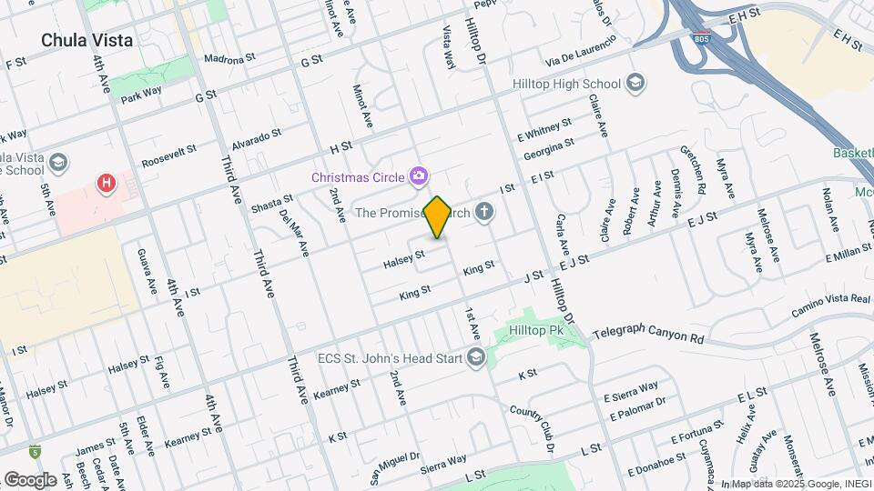 107 Halsey St Map and Location Details