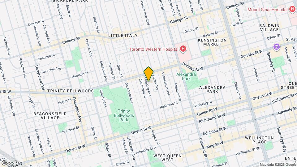 165 Manning Ave, Unit 2&3 Floor Map and Location Details