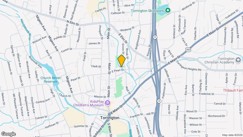 71 E Pearl St Map and Location Details