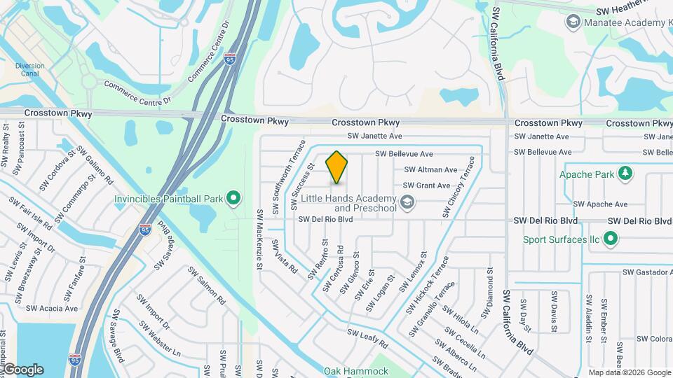 1781 SW Cinema St Map and Location Details