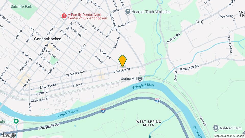 1016 E Hector St Map and Location Details