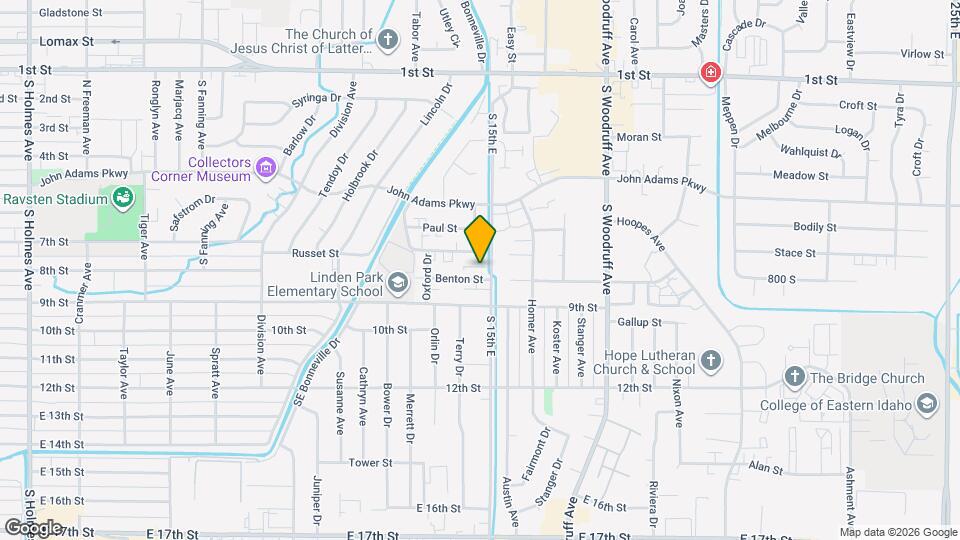 1477 Benton St Map and Location Details