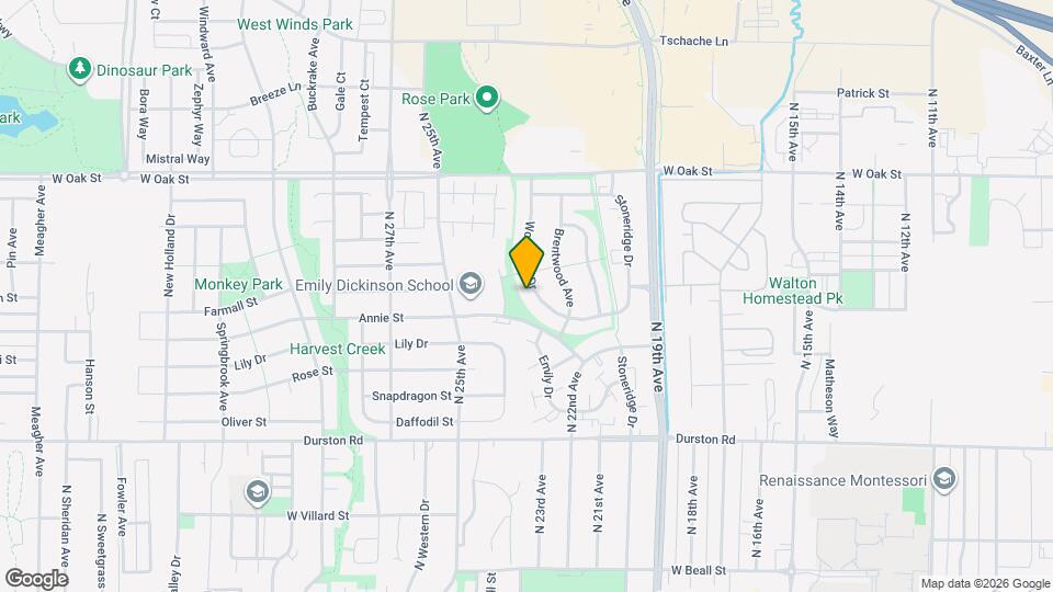 1005 Woodland Dr Map and Location Details