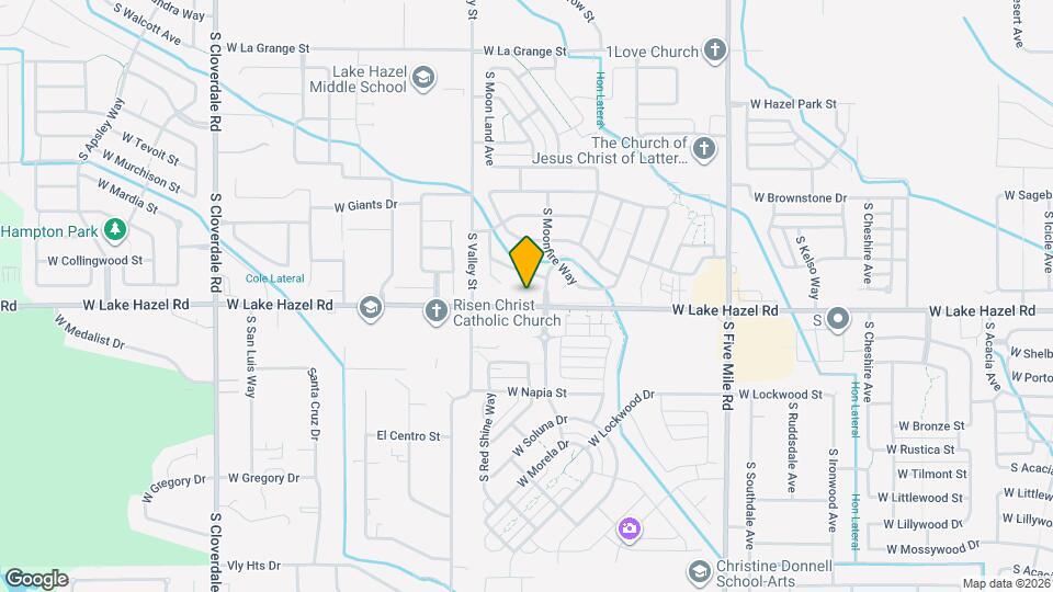 6191 S Red Sunset Pl Map and Location Details