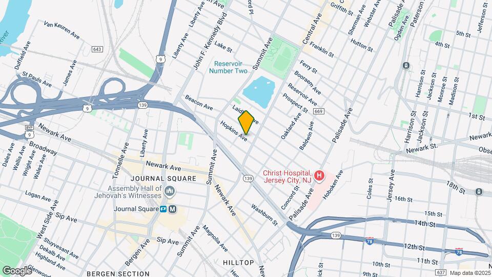 132 Hopkins Ave Map and Location Details