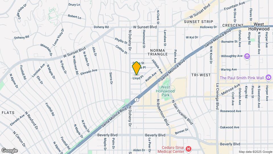 9035 Lloyd Pl Map and Location Details